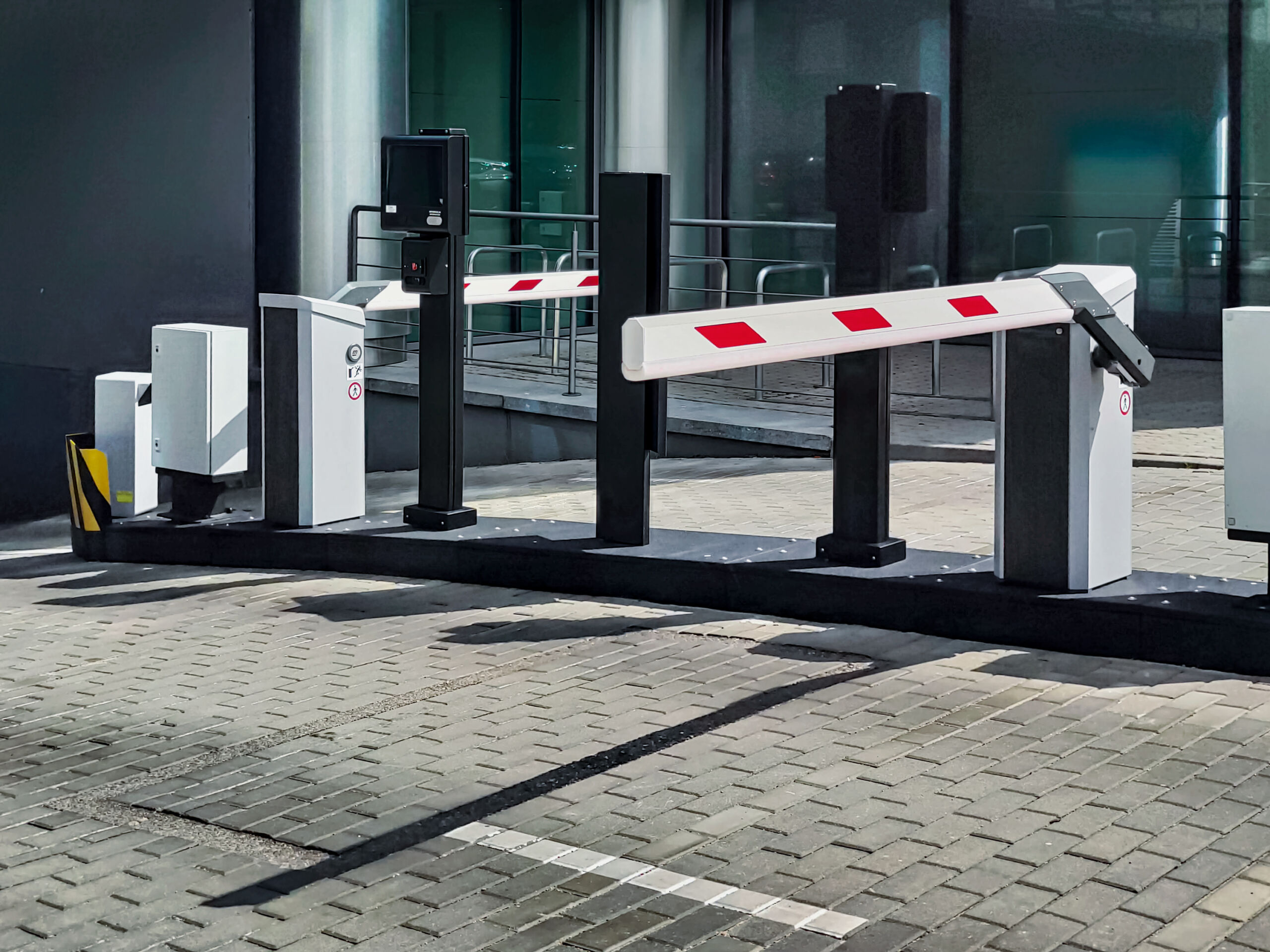 Slagboom van parkeergarage